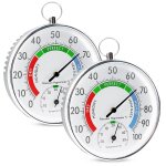 Chenquansarl - 2pcs thermomètre hygromètre analogique, thermo - hygromètre, hygromètre thermomètre hygromètre ... Chenquansarl - 2pcs thermomètre hygromètre analogique, thermo - hygromètre, hygromètre thermomètre hygromètre ...