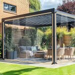Chenquansarl - 2x2m bche transparente avec oeillets bche impermable avec corde bache de protection ...