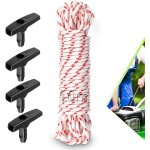 Chenquansarl - 3. 5mm corde lanceur tondeuse 10m corde tondeuse avec 4 pices poigne de dmarrage corde ...