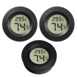 Chenquansarl - 3pcs mini thermomtre hygromtre, temprature lcd numrique humidit compteur jauge d'humidit ...