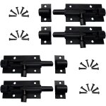 Chenquansarl - 4 pcs acier inoxydable loquet de porte coulissant, loquet verrou de porte coulissant pour ... Chenquansarl - 4 pcs acier inoxydable loquet de porte coulissant, loquet verrou de porte coulissant pour ...