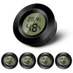 Chenquansarl - lot de 5 mini thermomètres numériques d'intérieur, hygromètre numérique lcd, moniteur ... Chenquansarl - lot de 5 mini thermomètres numériques d'intérieur, hygromètre numérique lcd, moniteur ...