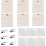 Chenquansarl - lot de 6 sacs lests pour rideaux d'extrieur - avec pinces en mtal - lestage pour sac ...