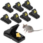 Chenquansarl - 8er set tapette a souris ¿ tapette rat ¿ piege a souris, en alliage pc et abs et reutilisable, ... Chenquansarl - 8er set tapette a souris ¿ tapette rat ¿ piege a souris, en alliage pc et abs et reutilisable, ...