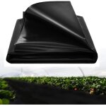 Chenquansarl - bache noire agricole, 2x6 m bache plastique, etanche bache noire, résistant aux déchirures ... Chenquansarl - bache noire agricole, 2x6 m bache plastique, etanche bache noire, résistant aux déchirures ...