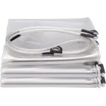 Chenquansarl - bâche en pvc transparente imperméable pour auvents de serre - film de protection contre ... Chenquansarl - bâche en pvc transparente imperméable pour auvents de serre - film de protection contre ...