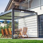 Chenquansarl - bche transparente impermable avec ?illets - avec sangles de serrage - protection contre ...