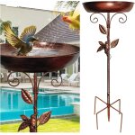 Chenquansarl - bain d'o aux pour extrieur, 30. 5cm bassin a o aux premium pour le jardin avec support, ...