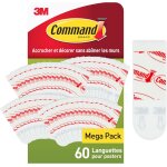 Chenquansarl - bandes de suspension pour petites photos, lot de 60 bandes adhsives, blanches - fixation ...