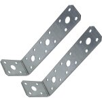 Chenquansarl - c58948 - lot de 2 equerres d'assemblage a 90 150x50x35x2. 5 mm - raccord d'angle - equerre ...