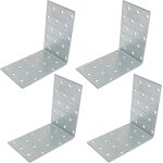 Chenquansarl - c58977 - lot de 4 equerres structurelles / plaques d'assemblage 100x100x60x2 mm - a 30 ... Chenquansarl - c58977 - lot de 4 equerres structurelles / plaques d'assemblage 100x100x60x2 mm - a 30 ...