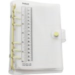 Chenquansarl - classeur rond a6 a5 a 6 trous avec couverture en pvc color et fermeture a bouton - pression ...