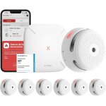 Chenquansarl - dtecteur de fume connect, kit de scurit pour la maison avec sbs50 station de base, ...