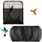 Chenquansarl - grande housse universelle pour cage a o aux, filet réglable en maille de nylon souple ... Chenquansarl - grande housse universelle pour cage a o aux, filet réglable en maille de nylon souple ...