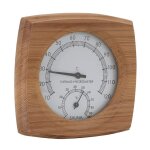 Chenquansarl - hygromtre thermomtre thermo hygromtre, 2 en 1 intrieur bois thermo hygromtre thermomtre ...