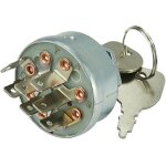 Chenquansarl - interrupteur d'allumage et de dmarrage pour husqvarna, contacteur avec 2 cls, 7 bornes ...