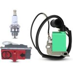 Chenquansarl - kit de bougie d'allumage kill stop bobine d'allumage kais stop pour husqvarna 50 51 55 ... Chenquansarl - kit de bougie d'allumage kill stop bobine d'allumage kais stop pour husqvarna 50 51 55 ...