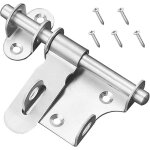 Chenquansarl - loquets de porte de scurit verrou loquet en acier inoxydable coulissante verrou de portail ...