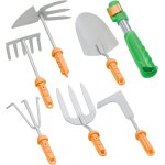 Chenquansarl - manche a outils avec 6 ustensiles de jardinage