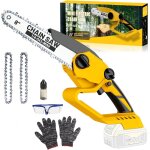 Chenquansarl - mini trononneuse a batterie 8 pouces compatible avec dewalt 20v batterie (sans batterie), ...