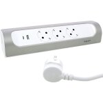 Chenquansarl - multipr d'angle coude a 45, 3 pr s, port usb - a et usb - c, 3000 ma ¿ 5, 0 v ¿ 15 ...