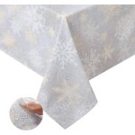 Chenquansarl - nappe rectangulaires anti tache 140 x 210 cm flocon neige noël nappe imperméable nappe ... Chenquansarl - nappe rectangulaires anti tache 140 x 210 cm flocon neige noël nappe imperméable nappe ...