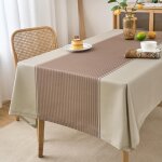 Chenquansarl - nappe rectangulaire anti - taches lavable exterieur impermeable jardin 100 x 140 nappe ...