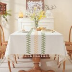 Chenquansarl - nappe rectangulaire anti tache lin et coton nappe exterieur impermeable nappes tissu en ... Chenquansarl - nappe rectangulaire anti tache lin et coton nappe exterieur impermeable nappes tissu en ...
