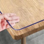 Chenquansarl - nappe transparente epaisse 90 x 160 cm, imperméable protection table transparent, lavable ... Chenquansarl - nappe transparente epaisse 90 x 160 cm, imperméable protection table transparent, lavable ...