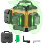 Chenquansarl - niveau laser 30 m niveau laser 360 x 3 ligne croise verte mode autonivelant manuel longueur ...