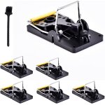 Chenquansarl - piege a rat - piege a souris - pack de 6 piges a souris haute sensibilit rutilisables ...