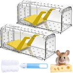 Chenquansarl - pige a souris vivant pour intrieur et extrieur - attrape souris intelligent facile ...