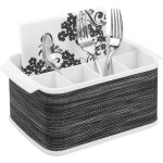 Chenquansarl - porte - couverts avec poignes - panier a couverts dcoratif pour cuisine, jardin ou pique ...