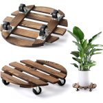 Chenquansarl - porte plante a roulettes, lot de 2 support plante roulette Ø 300 mm, supports de pots ... Chenquansarl - porte plante a roulettes, lot de 2 support plante roulette Ø 300 mm, supports de pots ...