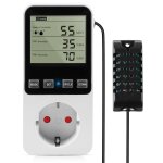 Chenquansarl - rgulateur de temprature et d'humidit 230v avec sonde ¿ thermostat numrique hygrostat ...