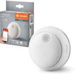 Chenquansarl - smart + détecteur de fumée avec technologie wifi, certifié selon la norme en 14604, blanc, ... Chenquansarl - smart + détecteur de fumée avec technologie wifi, certifié selon la norme en 14604, blanc, ...