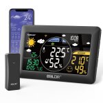 Chenquansarl - station mto interieur exterieur sans fil avec capteur - station mto connecte wifi, ...