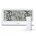 Chenquansarl - station mto radio avec capteur extrieur d , horloge radio - pilote, thermomtre numrique, ...