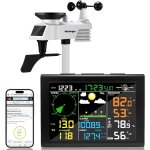 Chenquansarl - station mto wifi professionnelle avec capteur extrieur, station mto internet sans ...