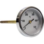 Chenquansarl - thermomtre pour four a bois, echelle de 0 a 500 c avec gaine de 20 cm