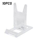 Chevalet d'affichage de plat mobile transparent, d�cor de livre de plat en c�ramique cadre de photo de ...