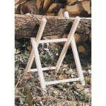 Chevalet bois pour sciage h. 68 cm, larg. 40 cm, section 30 x 35 mm avec chane - pricpbb2 - ribiland ...
