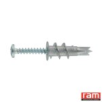 Chevilles autoforeuses ramtwist seau de 500 p vis 45x35mm et 1 tournevis