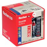 Chevilles bi - mati�re parois creuses duo - hm avec vis empreinte pz - par 25 - 6x55 pz3 fischer