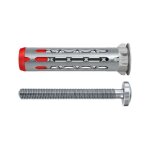 Cheville duohm (molly) 4x55 pour corps creux avec vis pz (25 pcs) 572920 - fischer