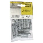 Cheville fendue nylon - 10x50 mm