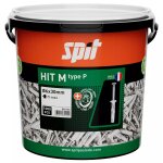 Cheville à frapper hit - m p tête plate en nylon et clou - vis zingué - seau de 1000 pièces - spit - ... Cheville à frapper hit - m p tête plate en nylon et clou - vis zingué - seau de 1000 pièces - spit - ...