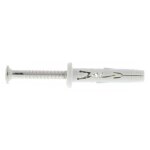 Chevilles nylon  frapper  collerette plate - inox a2 - spit hit m - 8 x 92mm - x50 spit