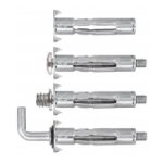 Chevilles plac avec vis cruciforme m5 x 52 mm