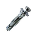 Cheville placo scell - it spyder - acier zingu - m5x37 - ep. 6 - 12 - sans vis perage 10 mm - 6e - ...